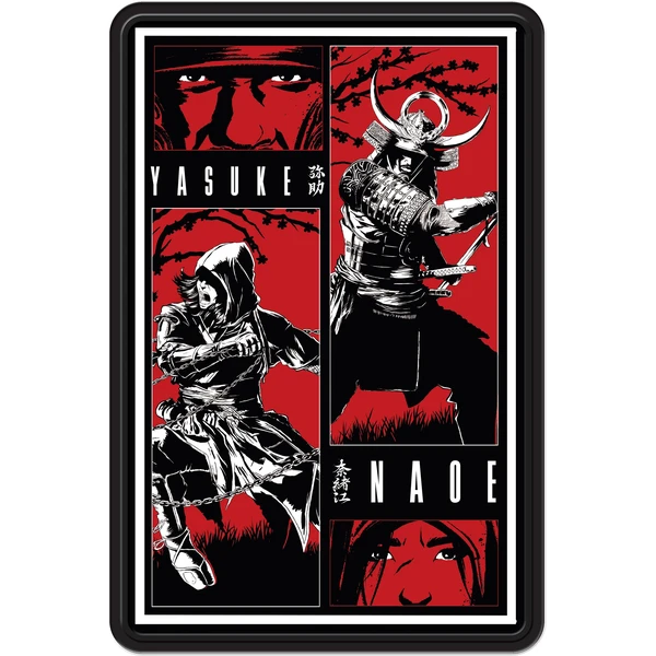Kovová cedule Assassin's Creed Shadows – Manga - Dekorace - Hlavní obrázek
