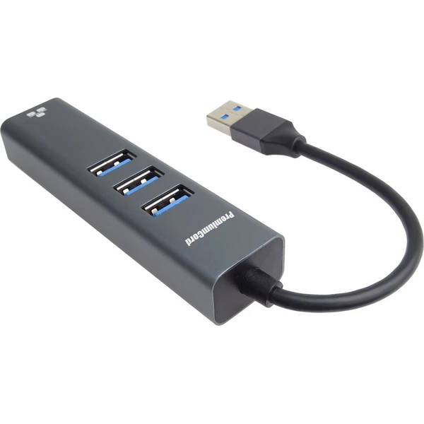PremiumCord 4v1 USB-A Hub antracitový - USB huby - Obrázek WB8L000K01