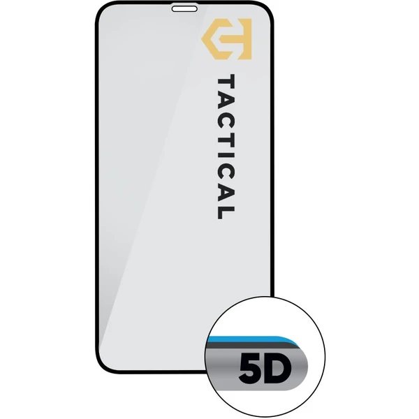 Tactical Glass Shield 5D sklo pro iPhone 11 Pro/XS/X černé - Ochranné folie a skla - Obrázek WBYQ100501