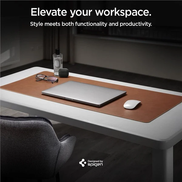 Spigen DeskPad LD302 podložka hnědá - Podložky - Obrázek WCC5000L01