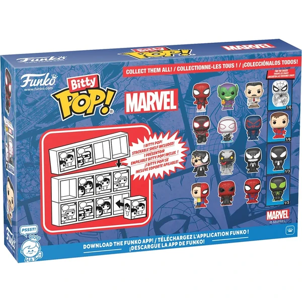 Funko Bitty POP! Marvel: Spider-Man - Venom 4 pack (Šance na chase) - Funko POP! - Obrázek WCMG000K01