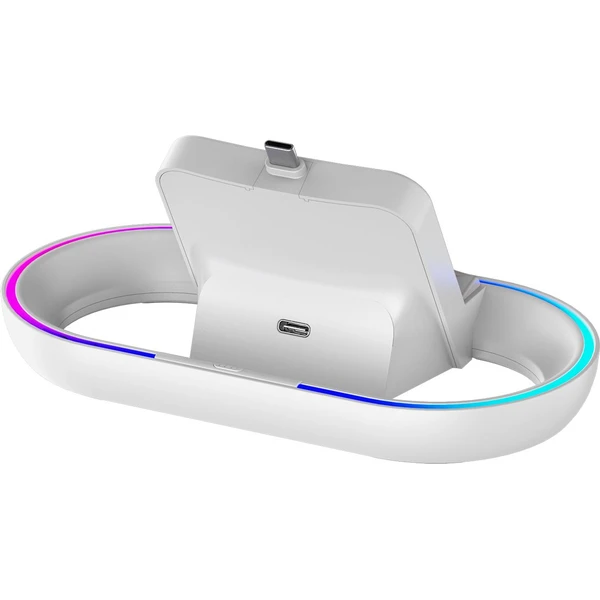 iPega P5P02 Charger Dock s RGB pro Playstation Portal bílý - Nabíječky - Obrázek WCX3000P01