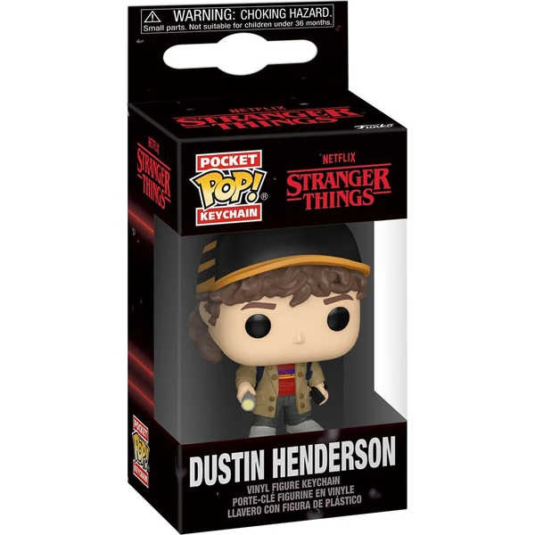 Funko POP! Keychain: Stranger Things S5 - Dustin Henderson - Funko POP! - Obrázek WCYL000K01