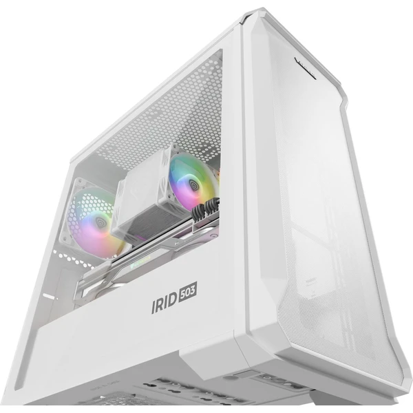 Genesis IRID 503 ARGB LITE bílá - Počítačové skříně - Obrázek WCZE000K01