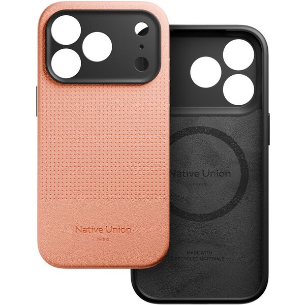 Native Union Active Case MagSafe kryt z recyklovaného materiálu iPhone 17 Pro apricot
