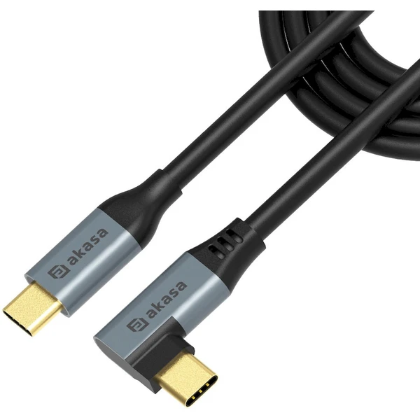 Akasa USB-C/USB-C napájecí kabel 100W 1m černý - Kabely a redukce - Obrázek WDHK000K01