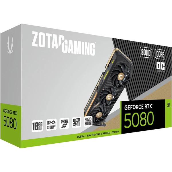ZOTAC NVIDIA GeForce RTX 5080 SOLID Core OC - Grafické karty - Obrázek WDLI000K01