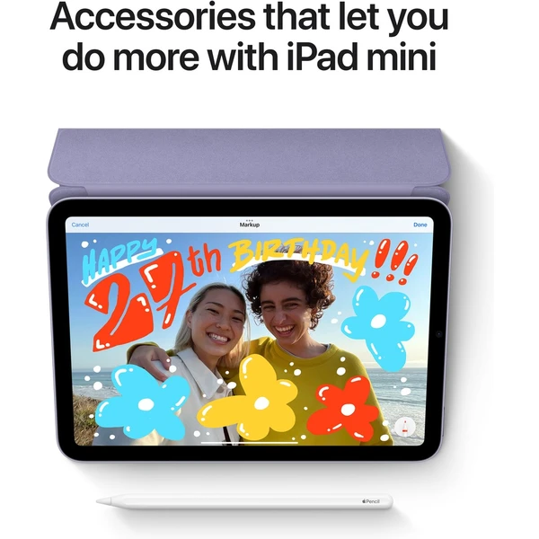 Apple iPad mini 256GB Wi-Fi hvězdně bílý (2021) (Kategorie C) - Tablety - Obrázek WDQKF00101