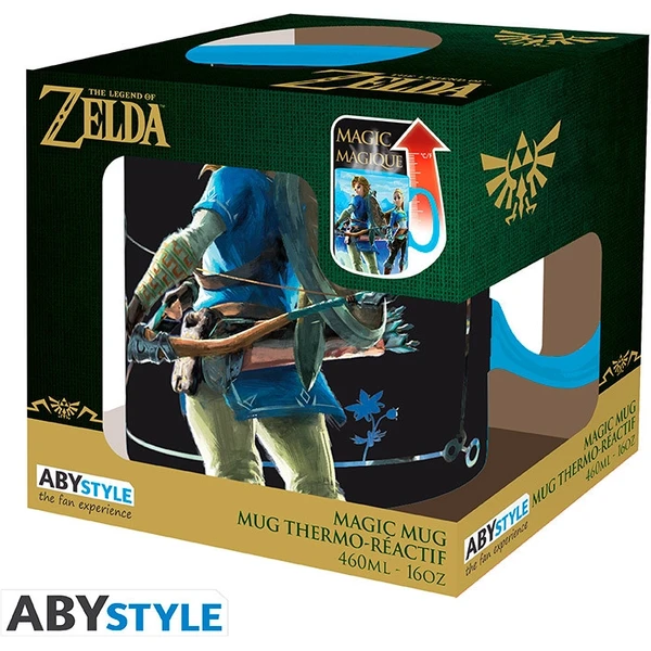 Hrnek Abysse Corp The Legend of Zelda - Breath of the Wild (měnící se motiv) 460 ml - Hrnky - Obrázek WDXH000K01