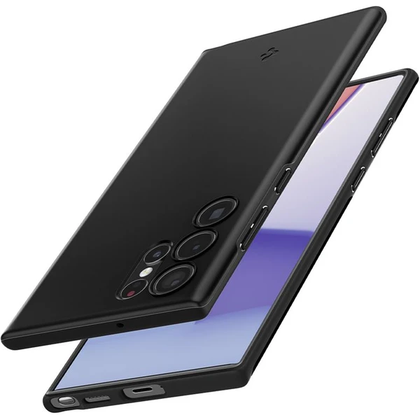 Spigen Thin Fit kryt Samsung Galaxy S22 Ultra černý - Pouzdra - Obrázek WE5C100501