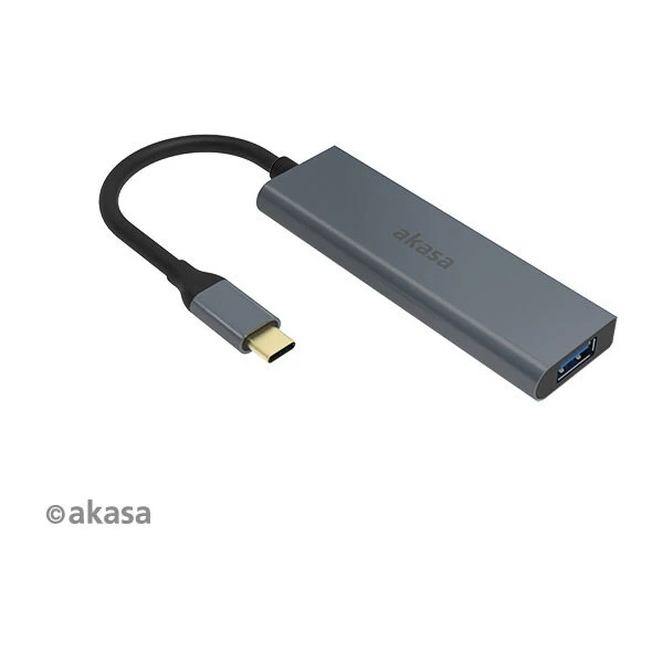 Akasa hub USB Type-C, 4x USB 3.0, 18cm - USB huby - Obrázek WF6X600301