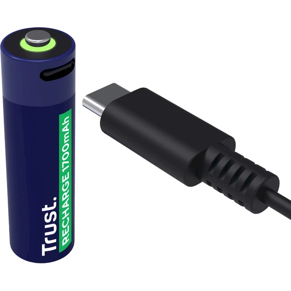Trust USB-C dobíjecí baterie AA - 4ks - Baterie - Obrázek WFAL000K01