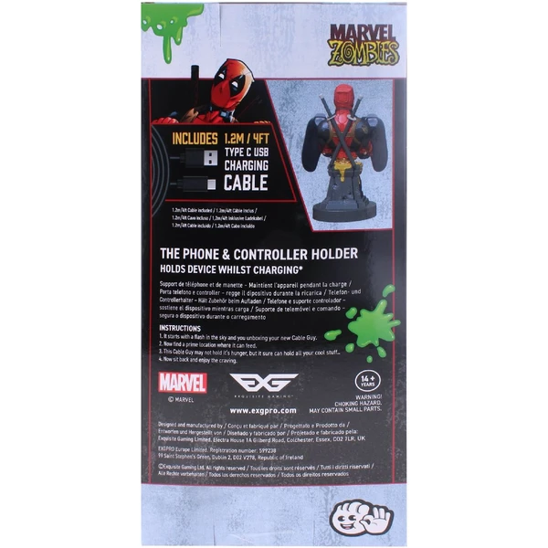 EXG Cable Guys Marvel - Deadpool Zombie - Figurky - Obrázek WG0O100501