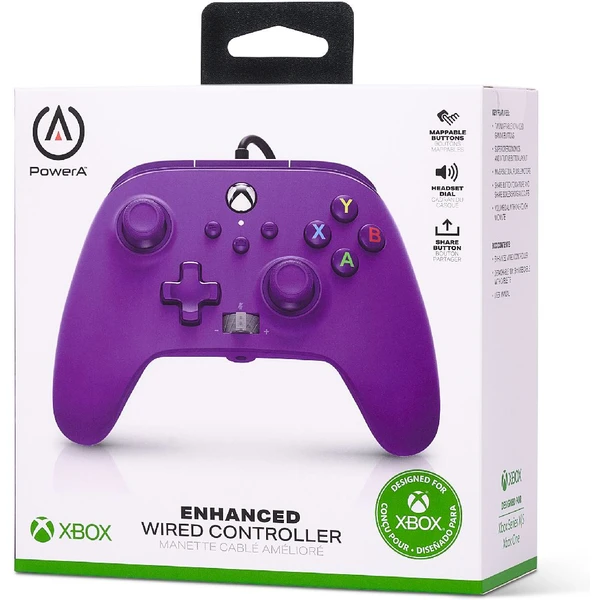 PowerA Enhanced drátový herní ovladač (Xbox) fialový - Herní ovladače - Obrázek WGC9700301