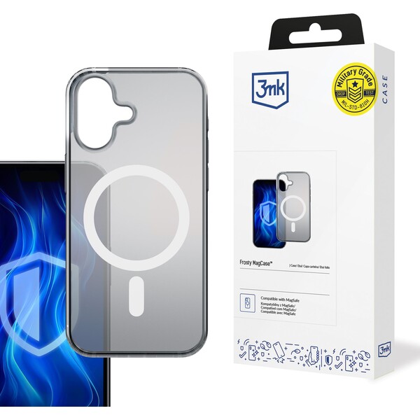 3mk ochranný kryt Frosty MagCase pro Apple iPhone 16 Plus bílá Bílá
