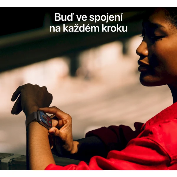 Apple Watch Series 11 Cellular (42mm) Břidlicově šedý titan s břidlicově šedým milánským tahem - Chytré hodinky - Obrázek WGQH000K01