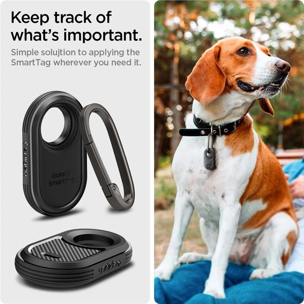 Spigen Rugged Armor pouzdro Samsung Galaxy Smart Tag 2 2023 černé - Pouzdra - Obrázek WGV3000N01