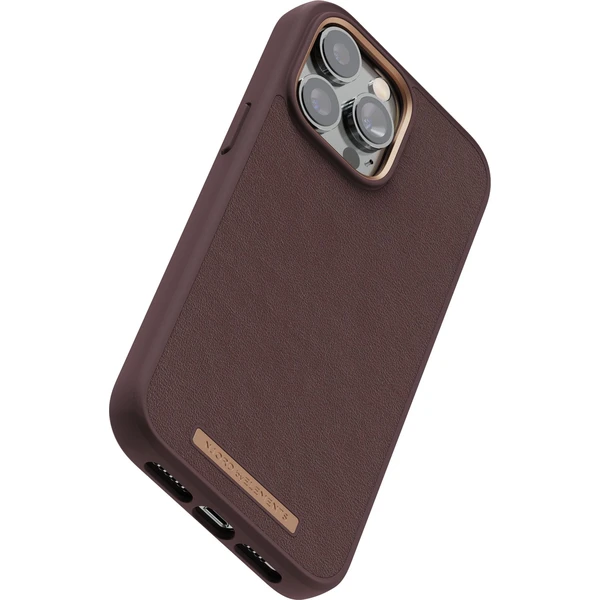 NJORD Genuine Leather Case iPhone 14 Pro Max Dark Brown - Pouzdra - Obrázek WHVG300401