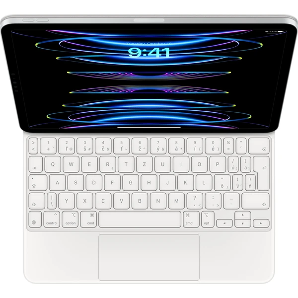 Apple iPad Pro 11" (2022) / iPad Air 11" (2025) Magic Keyboard klávesnice SK bílá - Pouzdra s klávesnicí - Obrázek WJX2000O01