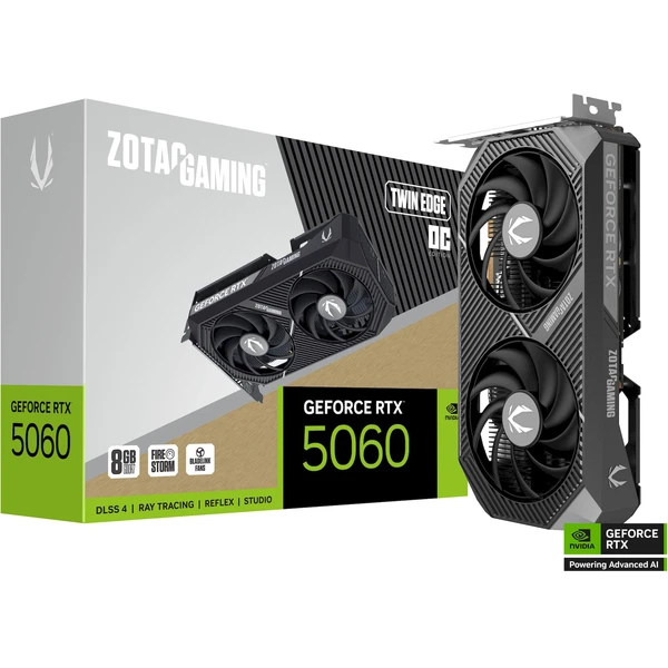 ZOTAC NVIDIA GeForce RTX 5060 Twin Edge OC - Grafické karty - Obrázek WKLI000K01