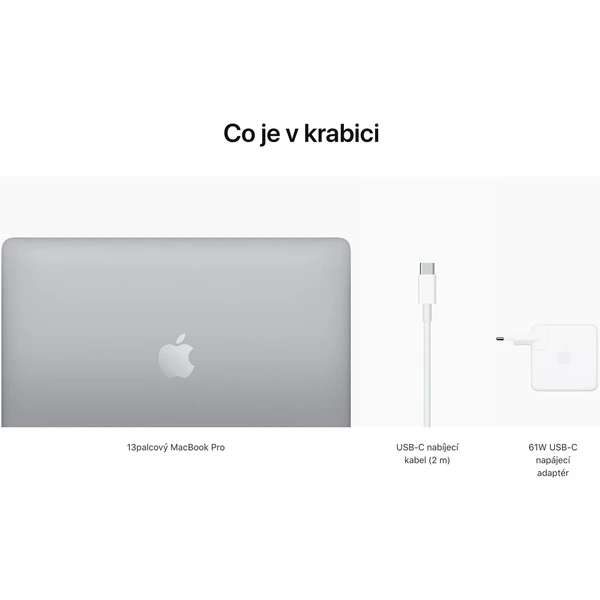 Apple MacBook Pro 13,3" / M1 / 8GB / 256GB / vesmírně šedý - Notebooky - Obrázek WLK7200401