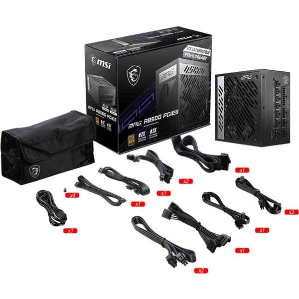 MSI MPG A850G PCIE5 850W - Zdroje - Obrázek WLVK300401