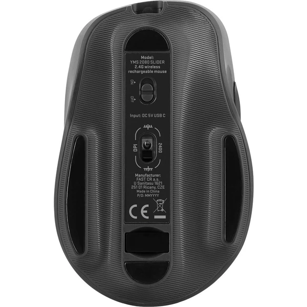 YENKEE SLIDER 2080GY bezdrátová myš - Myši - Obrázek WLVL300401
