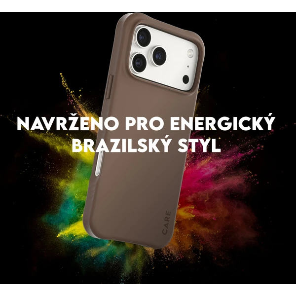 PanzerGlass® CARE Samba kryt s MagSafe Apple iPhone 17 Pro Max Espresso - Pouzdra - Obrázek WMDH000K01