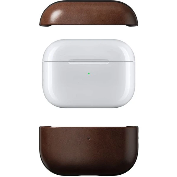 Nomad Modern Leather pouzdro AirPods Pro 2. generace tmavě hnědé - Pouzdra - Obrázek WMH5000N01