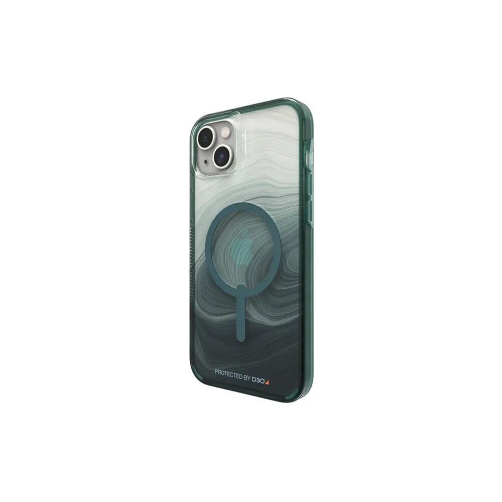 GEAR4 D3O Milan Snap pro Apple iPhone 14 Plus ochranný kryt Green Swirl