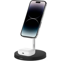 Belkin BOOST CHARGE PRO 2v1 MagSafe nabíjecí stojánek (15W) černý - Nabíječky