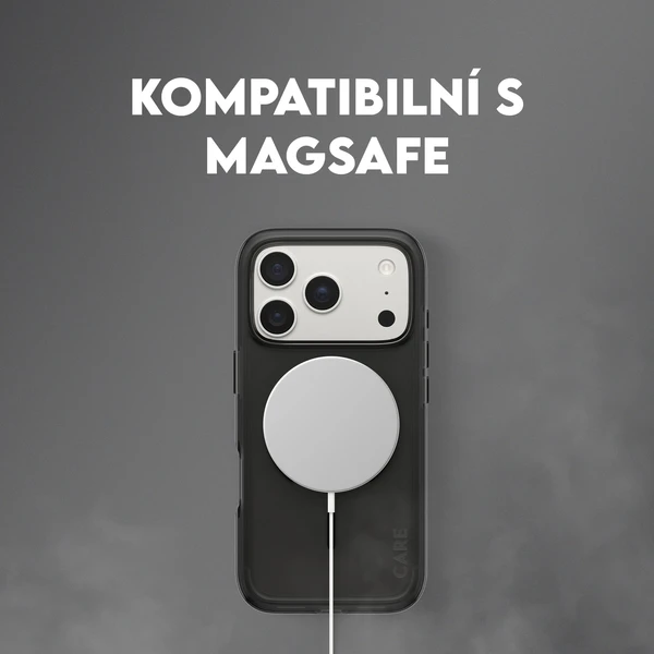 PanzerGlass® CARE Smokey kryt s MagSafe Apple iPhone 17 Pro kouřový/černý - Pouzdra - Obrázek WODH000K01