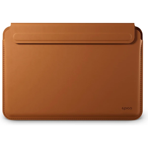 Epico Leather Sleeve kožené pouzdro pro Macbook Pro 13,3"/Air 13"/Air 13,6" hnědé - Pouzdra - Obrázek WP8F000K01