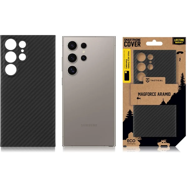 Tactical MagForce Aramid Kryt pro Samsung Galaxy S24 Ultra černý - Pouzdra - Obrázek WP92000N01