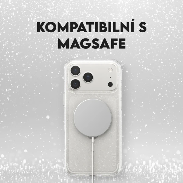 PanzerGlass® CARE Star Lit kryt s MagSafe Apple iPhone 17 Pro Max třpytivý/bílý - Pouzdra - Obrázek WPDH000K01