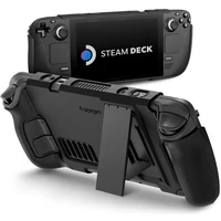 Spigen Thin Fit kryt with Kick Stand Steam Deck černý - Pouzdra