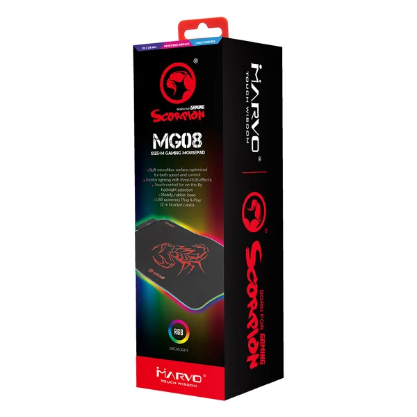 Marvo Podložka pod myš RGB MG8 - Podložky - Obrázek WQPA100501