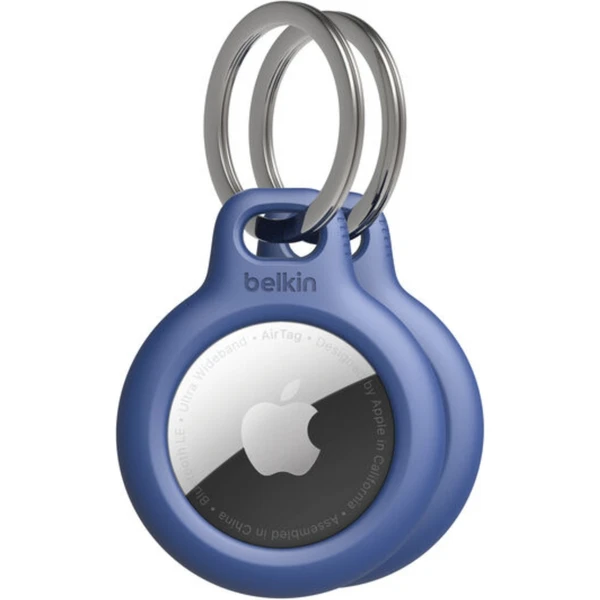 Belkin Secure holder pouzdro na AirTag s kroužkem modré (dual pack) - Pouzdra - Obrázek WRY4000701