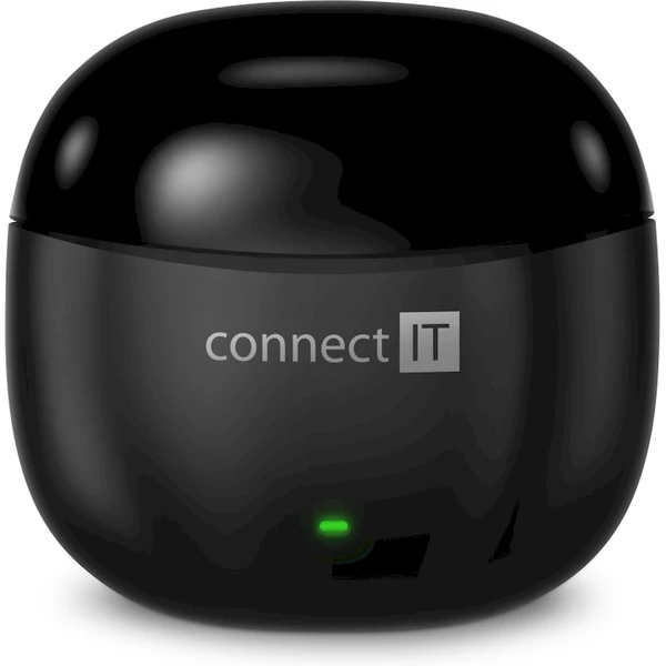 CONNECT IT True Wireless SonicBass sluchátka do uší s mikrofonem černá - Sluchátka - Obrázek WSRK000K01