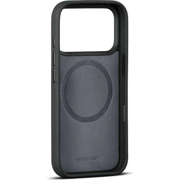 Woolnut MagSafe kožený kryt iPhone 17 Pro černý - Pouzdra - Obrázek WTLH000K01