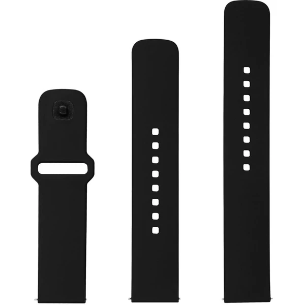 FIXED set silikonových řemínků s Quick Release 20mm pro smartwatch černý - Řemínky - Obrázek WTM2000O01
