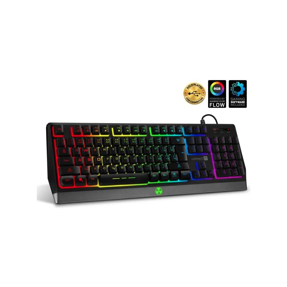 CONNECT IT BATTLE RGB herní klávesnice CZ/SK