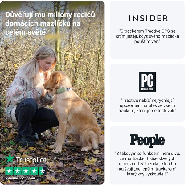 Tractive GPS DOG XL tracker polohy a aktivity pro psy zelený - GPS moduly - Obrázek WTX2000701