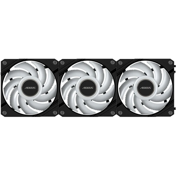 GIGABYTE AORUS EZ CHAIN FAN 120 (3-Pack) - Ventilátory pro PC - Obrázek WU5H000K01