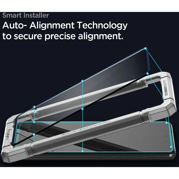 Spigen AlignMaster FC tvrzené sklo Samsung Galaxy A52s 5G/Galaxy A52 (LTE/5G) černé - Ochranné folie a skla - Obrázek WVE0700301