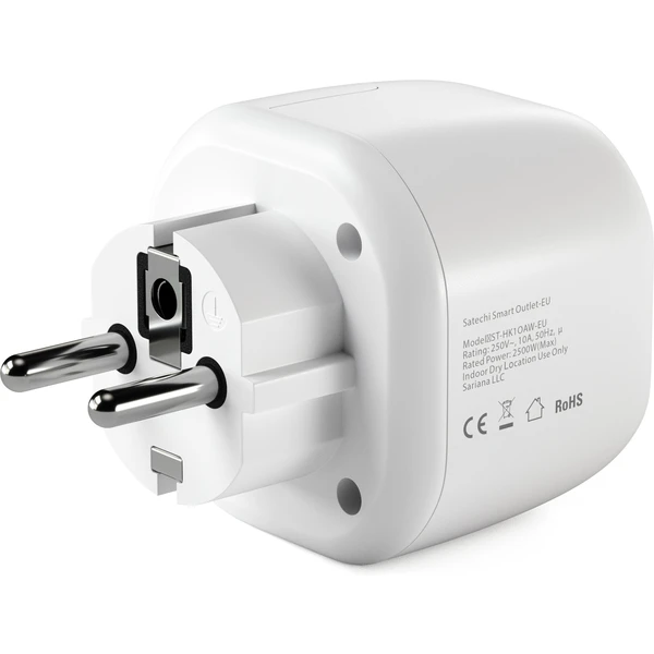 Satechi Apple Homekit Smart Outlet chytrá zásuvka (EU) bílá  - Chytré zásuvky - Obrázek WWBT000501