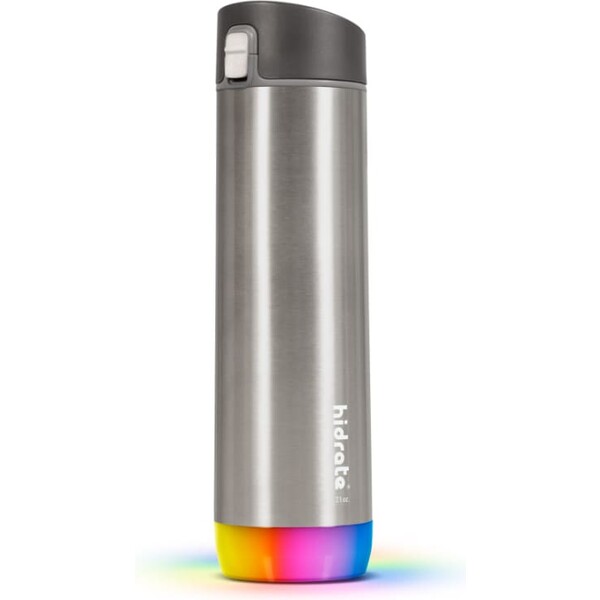 HidrateSpark bluetooth chytrá láhev nerezová Šedá