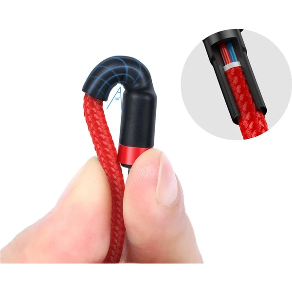 Baseus Cafule USB-C/USB-C napájecí kabel 60W 1m červený/černý - Kabely a redukce - Obrázek WY95300401