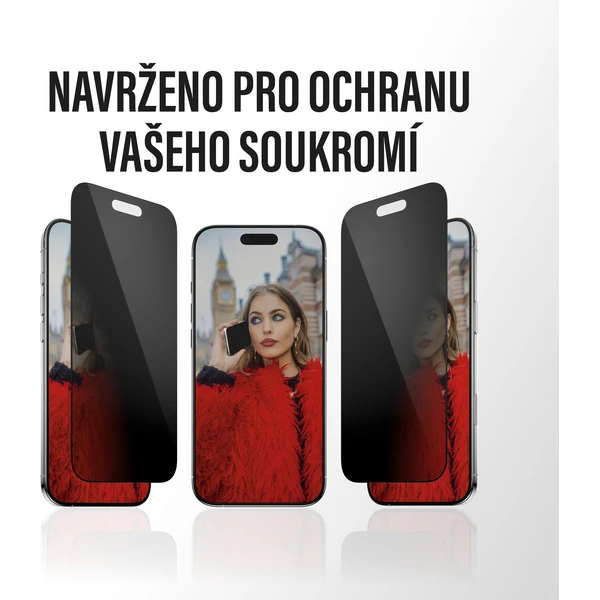 PanzerGlass® Privacy sklo Apple iPhone Air s instalačním rámečkem - Ochranné folie a skla - Obrázek WYEH000K01