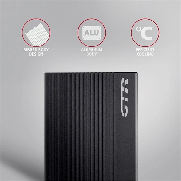 AXAGON EE25-GTR RIBBED externí box pro 2,5“ disk - Externí boxy - Obrázek WYS6000701